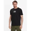 Bombažna kratka majica Alpha Industries črna barva