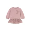 Mayoral Komplet jopica in krilo 2923 Roza Regular Fit