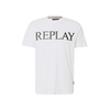 REPLAY Majica črna/bela