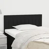 Uzglavlje crno 90x5x78/88 cm od tkanine
