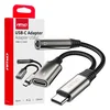 slomart AMiO USB-C razdelilec na USB-C + 3.5mm Mini Jack