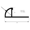 NEXSAS NX GER LAJSNA PVC 12MM CRNA