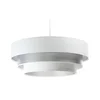 Lestenec na vrvici TRINITI 1xE27/60W/230V bel/srebrn
