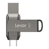 LEXAR USB ključek JumpDrive Dual Drive D400, 128GB, USB 3.1 Type-C, 130 MB/s