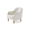 Atelier del Sofa Fotelja Aries, 75 x 85 x 75 cm, Bela