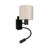 Brilagi - LED fleksibilna lampa BOBO 1xE27/25W/230V + LED/3W crna/bež/tačkice