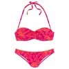 VENICE BEACH Bikini oranžna/temno roza