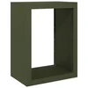 Stalak za drva za ogrjev zeleni 60x40x80 cm čelični