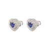 Swarovski Uhani kraljevo modra/srebrna