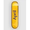 April Skateboards Og Logo - 8,125 Skateboard skate deska yellow purple