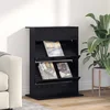 Polica za časopise Crni hrast 70 x 41 x 96 cm Konstruirano drvo