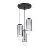 Sollux SL.1336 - Zavesni luster na sajli BRINA 3xG9/8W/230V crna