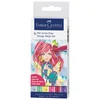 FLOMASTER PITT ARTIST 6BOJA MANGA SHOJO FABER CASTELL 167155 BLISTER