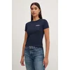 Kratka majica Guess Jeans ženska, mornarsko modra barva, W4YI02 J1314