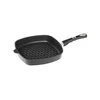 Square grill pan, aluminum, 28 x 28 cm, induction - AMT Gastroguss