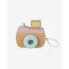 Saro Baby Wooden Camera fotoaparat iz lesa 24 m+ Pink 1 kos