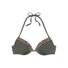 LASCANA Bikini zgornji del bež/rjava/oliva