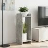 Stalak za biljke s policom 2 pcs Betonsko Siva 30 x 30 x 80 cm