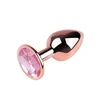Diamond Rose Gold Butt Plug Large