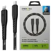 shumee Energea Nyloflex USB-C - Lightning kabel C94 MFI 1,5 m črne barve