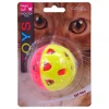 Magic cat Hračka MAGIC CAT míček neonový jumbo s rolničkou 6 cm - DISPLEJ (12ks) 1 ks