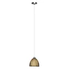 Brilliant Viseča svetilka LED E27 EEK: neodvisno od sijalke (A++ - E) 60 W Brilliant Relax 61170/53 Bronasta, Krom