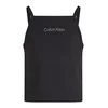 Calvin Klein Jeans Top črna/srebrna