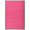 Vidaxl Pralni predpražnik roza 60x90 cm
