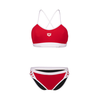 ARENA Bikini ICONS češnjevo rdeča/bela