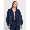 Dilvin Prehodna jakna moder denim