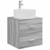 Umivaonik s policom Siva Sonoma 49,5 x 44,5 x 65 cm