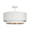 Plafonski luster NATIA 1xE27/60W/230V O 45 cm bela