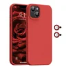 Maska Magnetic Lens za iPhone 13, Crvena