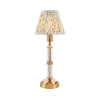 Endon 114838 - MORTON stona punjiva LED lampa, prigušiva, LED/1,5W/5V, mesing/zelena