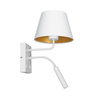 Zidna lampa ARDEN 1xE27/60W+1xG9/8W/230V bela/zlatna