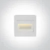 UGRADBENA ZIDNA SVJETILJKA LED/1,5W/3000K/240V IP20 BIJELA