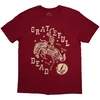 The Grateful Dead Skeleton Horse (Back Print) Red L Majica