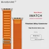Biaodaige Zamenska narukvica za pametni sat za Apple Watch, Narandžasta