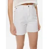 Tommy Hilfiger Jeans kratke hlače WW0WW41321 Bela Regular Fit