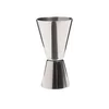 Double-jigger for cocktails, 25/50 ml, stainless steel, Silver - BarCr
