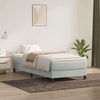 Box Spring krevet bez madracem svijetlo sivi 80x220 cm samt