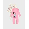 Sinsay - Pamučni pajac 2 pack Minnie and Daisy - roze