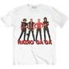 Queen Majica Radio Ga Ga Unisex White S