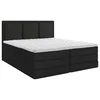 MID.YOU POSTELJA BOXSPRING 200 cm  x 200 cm , tekstil črna