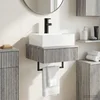 Zidni sudoper Siva Sonoma 40 x 41 x 39 cm Konstruirano drvo