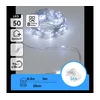 Aigostar - LED lanac 50xLED/3xAA 5,3m hladna bela