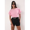Trendyol Milla Ženska majica TWOSS22TS2429, Roze