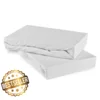 Posteljna rjuha bela jersey EMI, Kraljičino jadro 150x200
