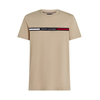 TOMMY HILFIGER Majica bež/mornarska/rdeča