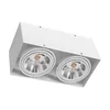 Reflektor PLAZA AR111 2xGU10/12W/230V bela